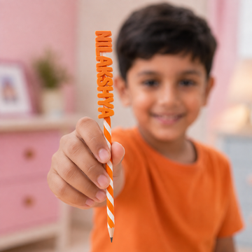 Pencil Toppers Bubble -  Orange (Pack of 2)
