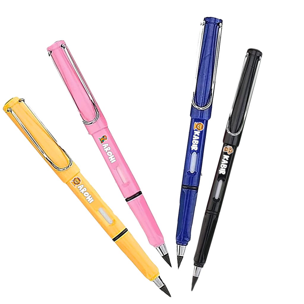 Personalised Reusable Long Lasting Pen Pencils – Pack of 2