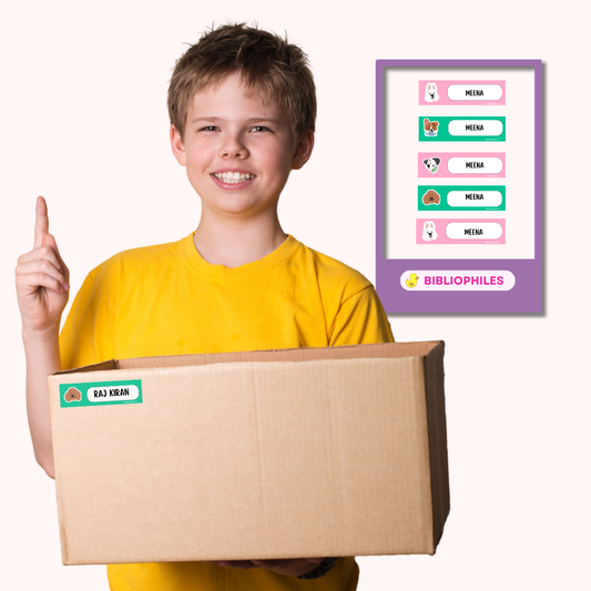 Puppies Customized Waterproof Labels