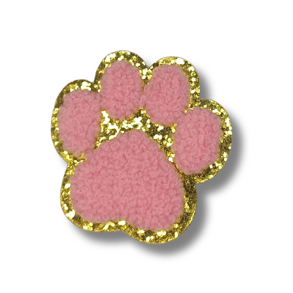 Funky Iron on Patches - Paws