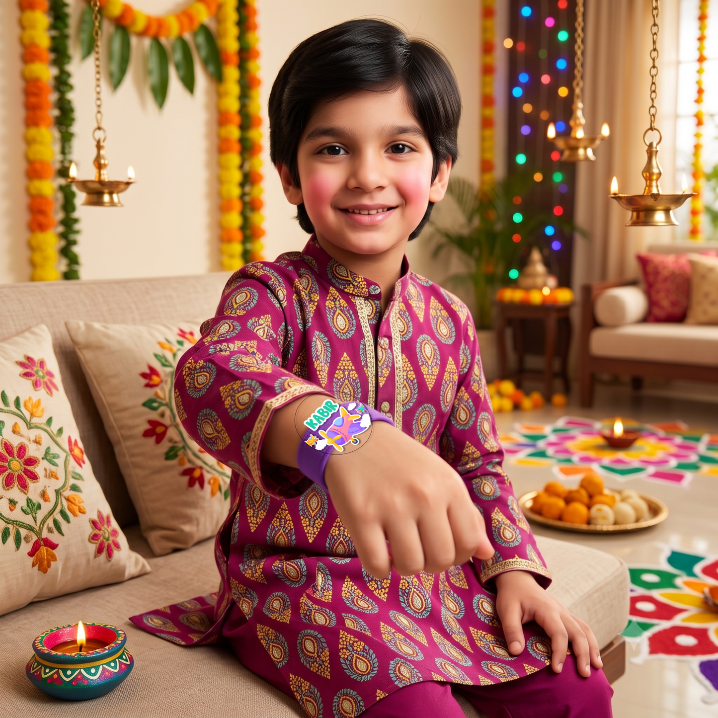 Transparent Rakhi - Planes