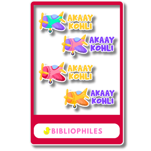 Transparent Labels - Planes  (Personalised)