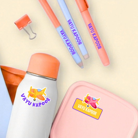 Mix Transparent Labels (Pack of 14 Labels) - Planes