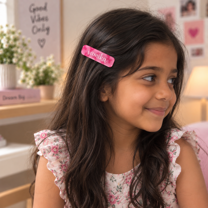 Hair Clips - Poodle Blue Pink (Pack of 2)