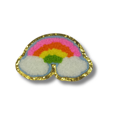 Funky Iron on Patches - Rainbow