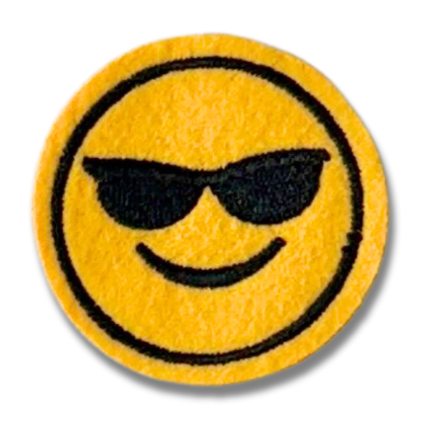 Funky Iron on Patches - Smiley