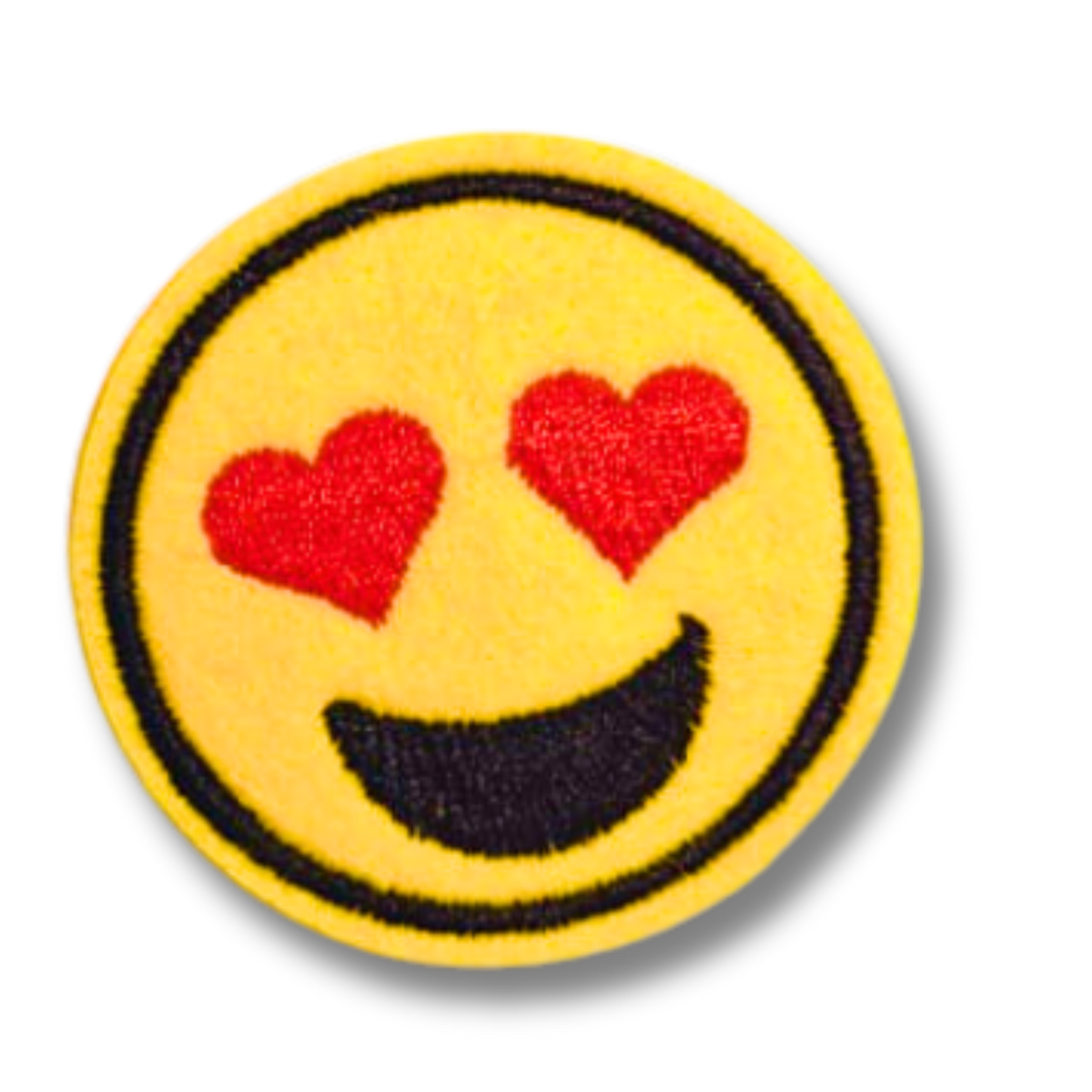 Funky Iron on Patches - Smiley