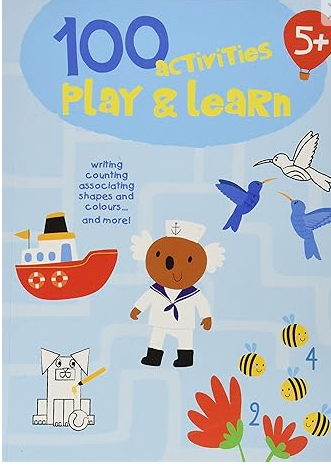 100 Activities to Play & Learn Activity Book 5+yrs