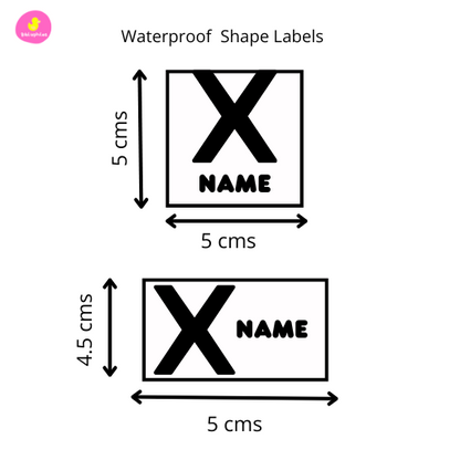 Clothes Shape Personalised Stickers