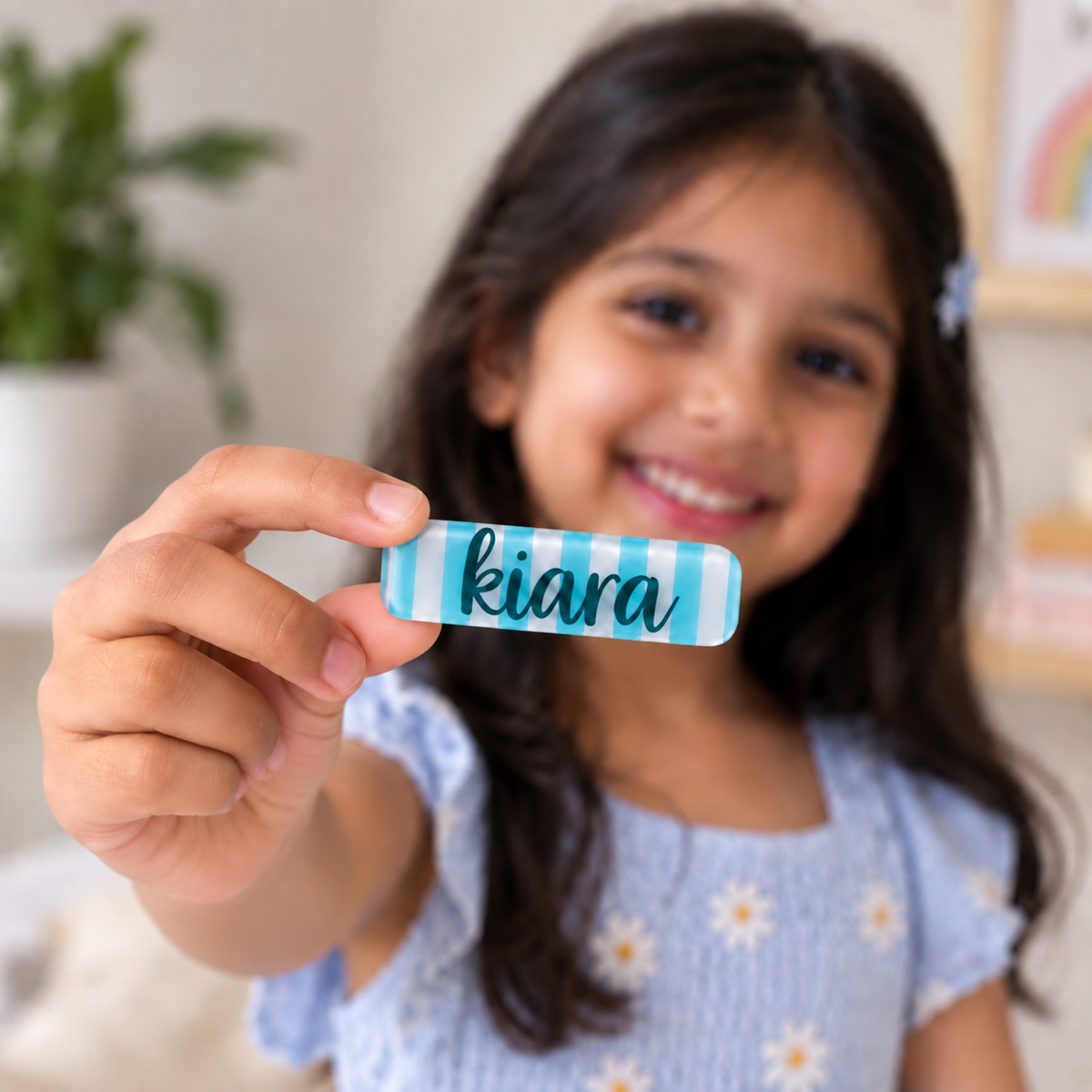 Kanjak Hamper (Stripe Blue Pack of 6 Sets, 6 Different Names)