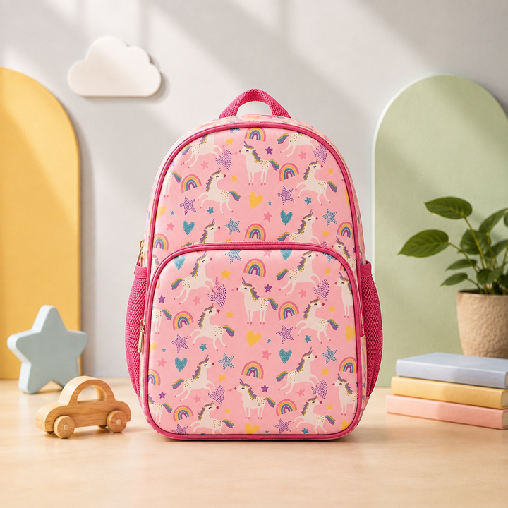 Zootii Personalised Smart Kids School Bag - Unicorn