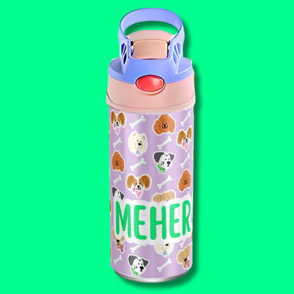 Zootii Personalised Water Bottle (Puppies)
