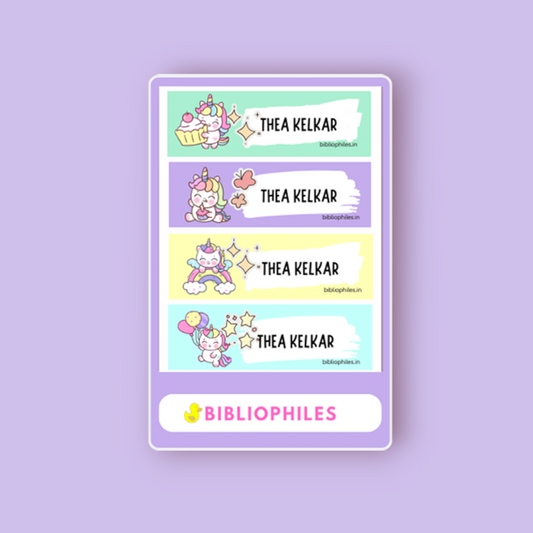 Unicorn Customized Waterproof Labels