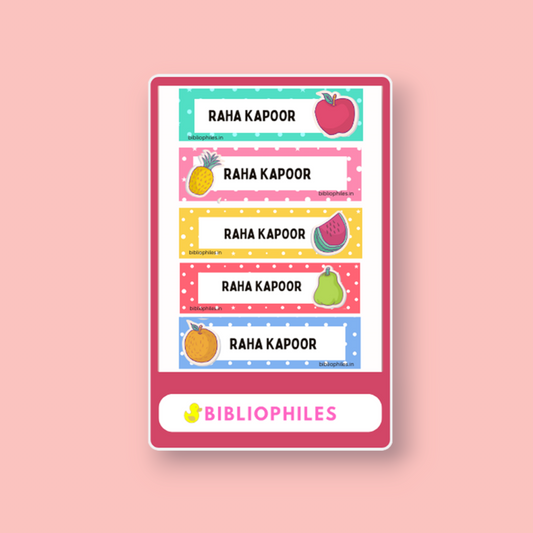 Fruits Customized Waterproof Labels