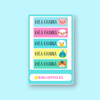 Waterproof Personalised Stickers - Sweet Treats