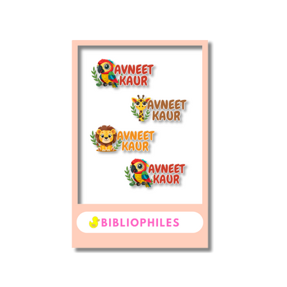 Transparent Labels - Zootii (Personalised)