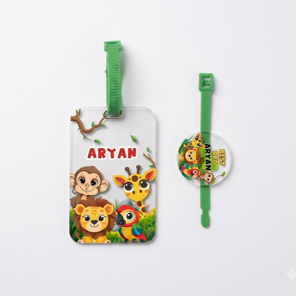 Rakha Bandhan Combo - Zootii Luggage Tag | Rakhi | Greeting Card