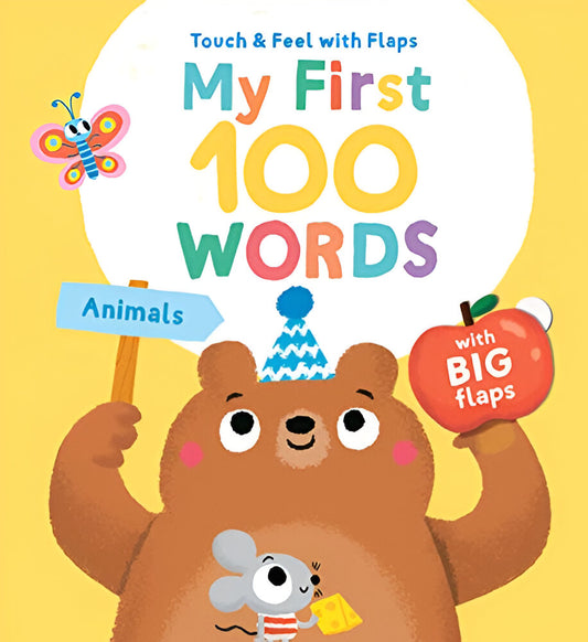Touch & Feel with Flap: My First 100 Words - Animals