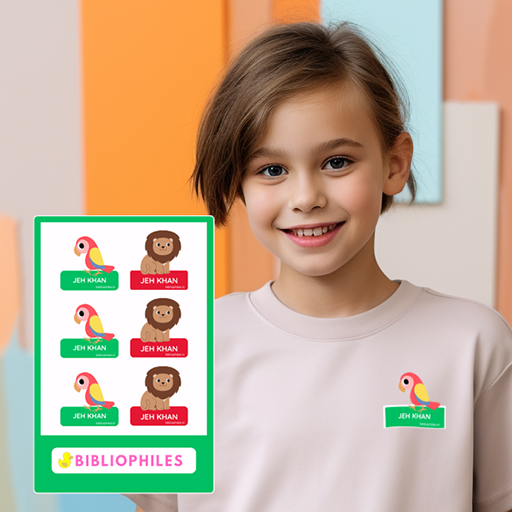 Clothes Shape Personalised Stickers Animals