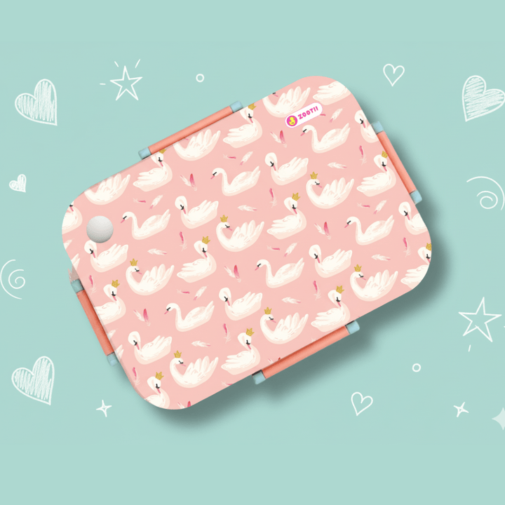 Bento Lunch Box (Swans) [Non Personalised] - Bibliophiles