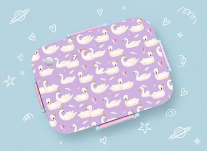 Bento Lunch Box (Swans) [Non Personalised] - Bibliophiles