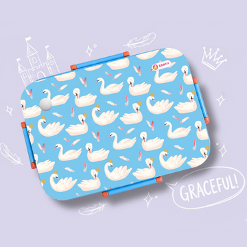 Bento Lunch Box (Swans) [Non Personalised] - Bibliophiles