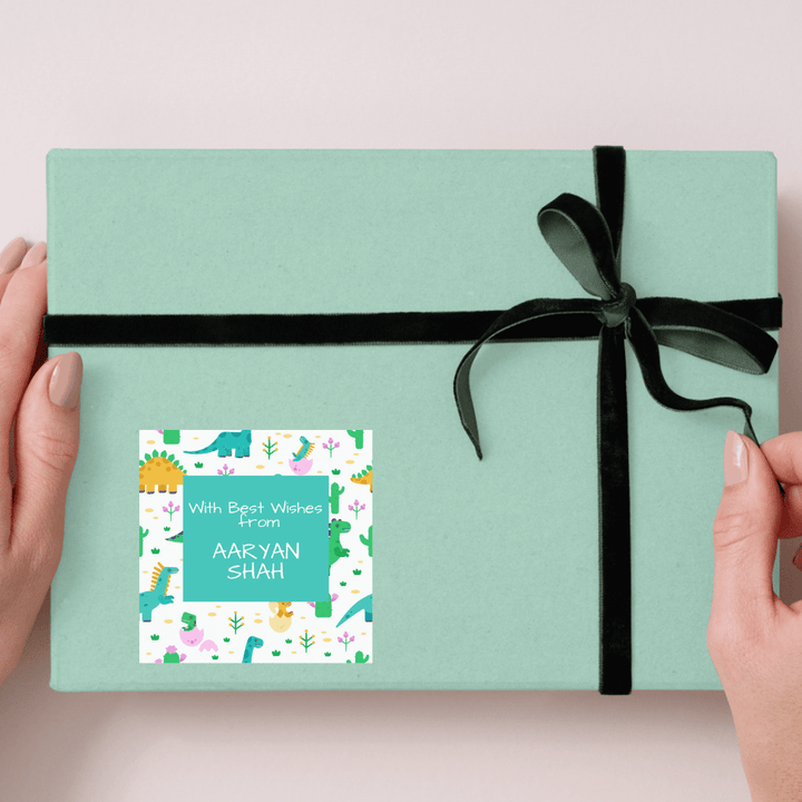 BigDino Personalised Gift Tag Stickers - Bibliophiles