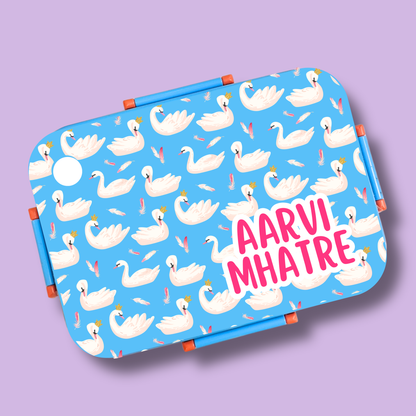 Premium Bento Lunch Box - Swans