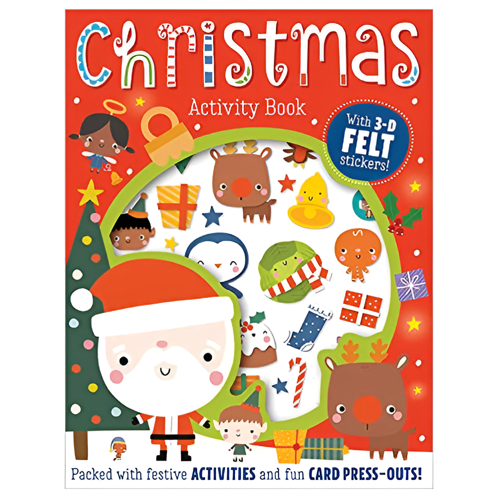 Christmas Activity Book (Felt Stickers) - Bibliophiles