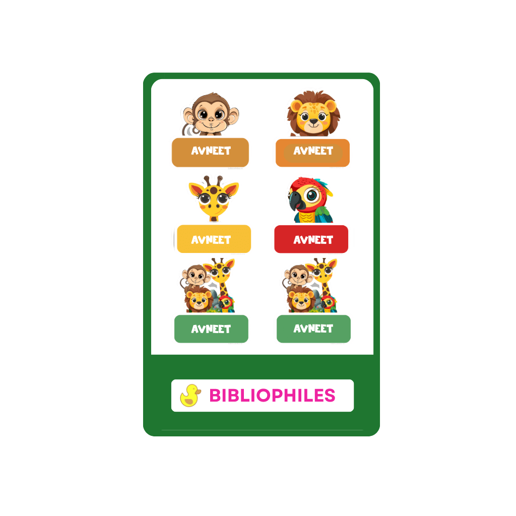Clothes Shape Personalised Stickers Zootii - Bibliophiles