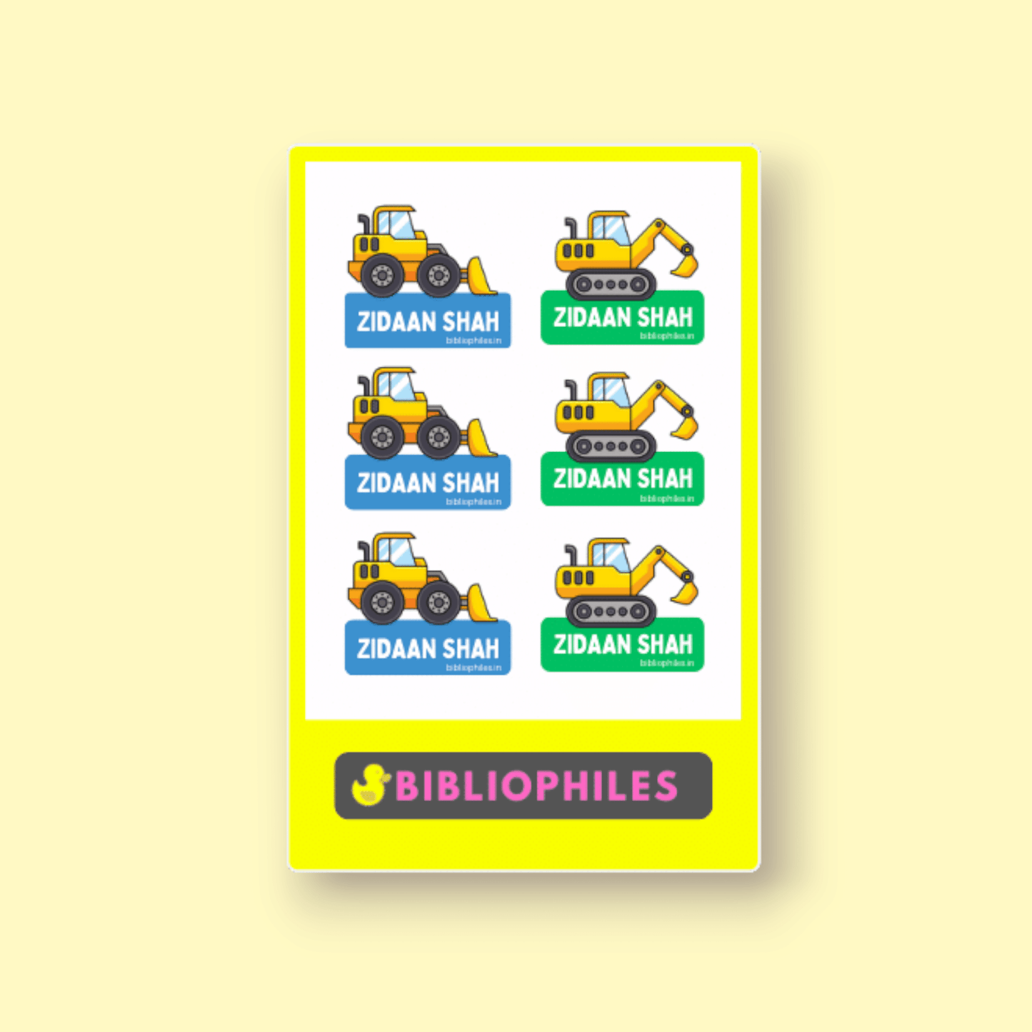 Clothes Shape Personalised Stickers - Bibliophiles
