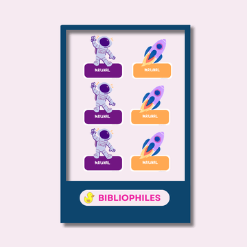 Clothes Shape Personalized Stickers Space - Bibliophiles