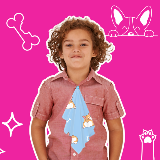 Personalised Muslin Handkerchief Set - Play Pals (Pack of 3)