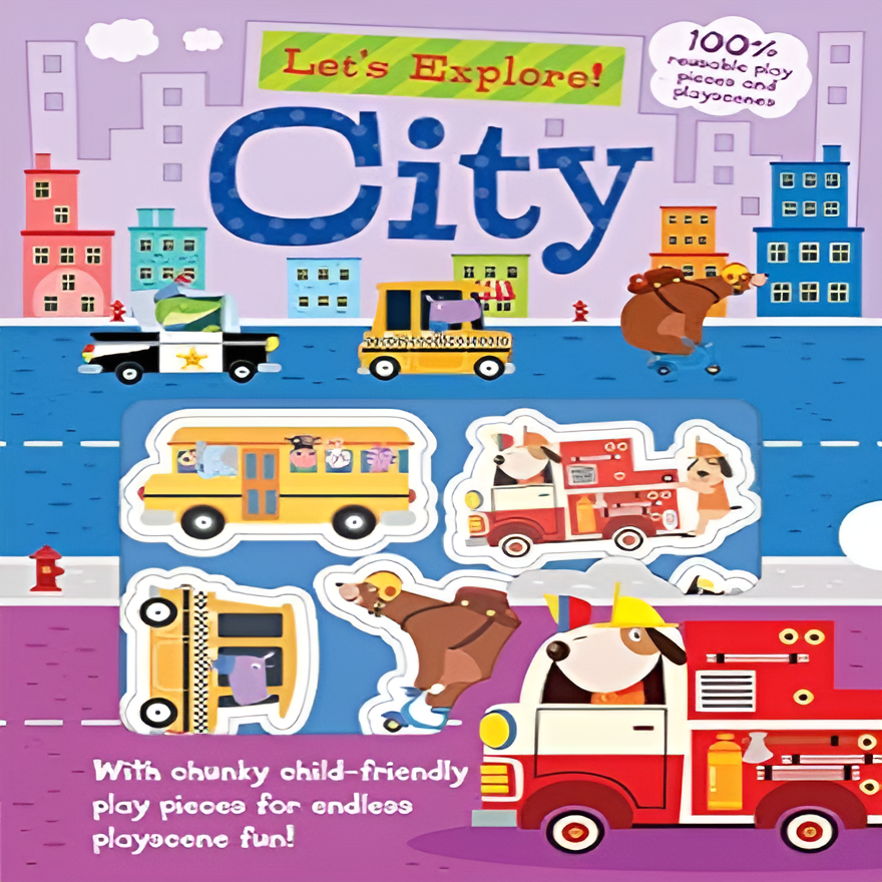 Let's Explore the City (Play and Learn Reusable Sticker and Play Scenes)