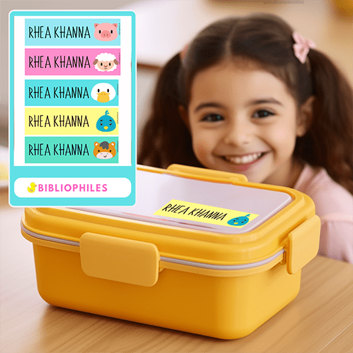 Farm Animals Customised Waterproof Labels - Bibliophiles