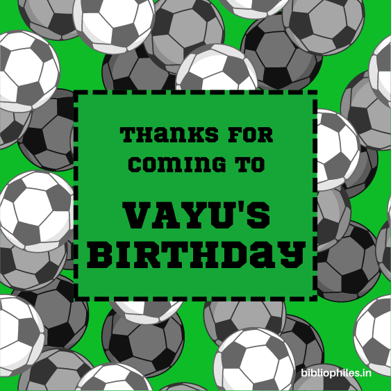 Football Personalised Gift Tag Stickers - Bibliophiles
