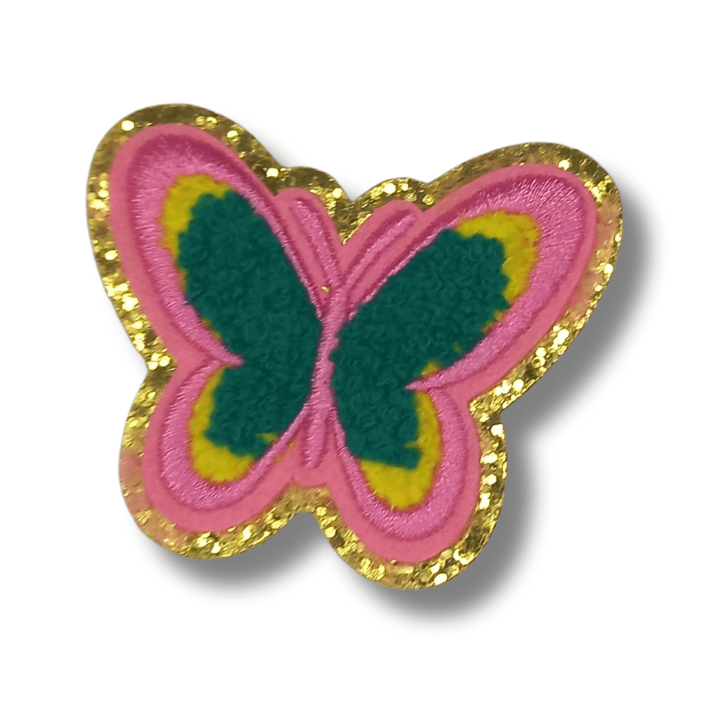 Funky Iron on Patches - Butterfly - Bibliophiles