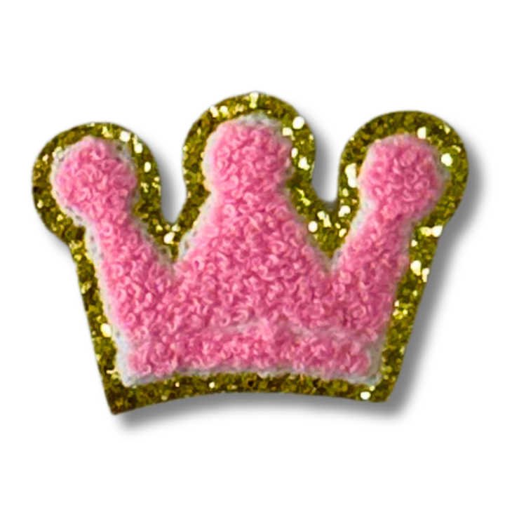 Funky Iron on Patches - Crown - Bibliophiles