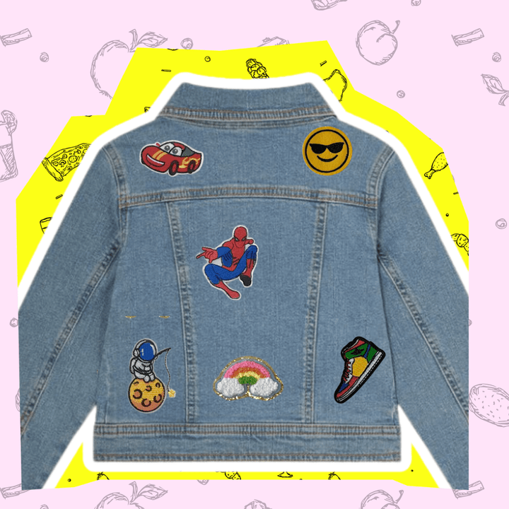 Fun astronaut patch for jackets and backpacks