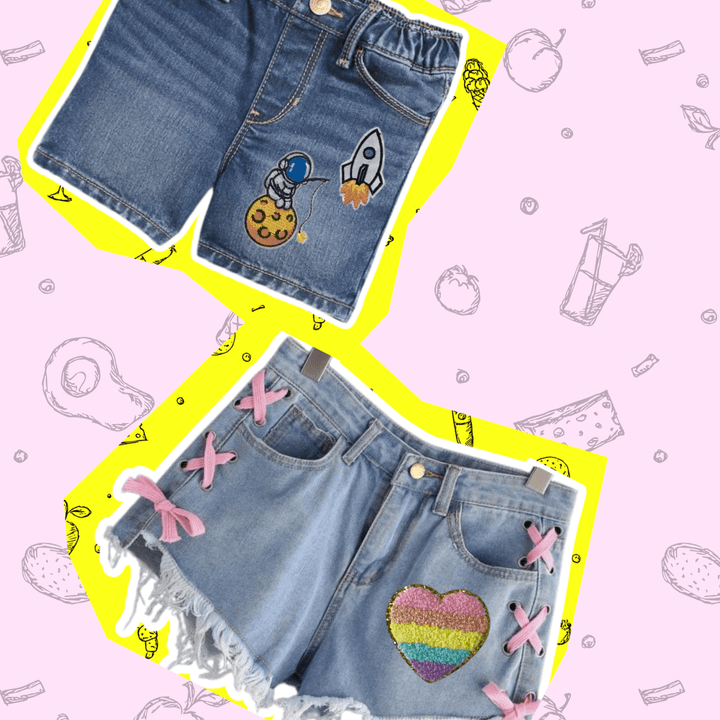 Fun teddy patch for jackets and backpacks