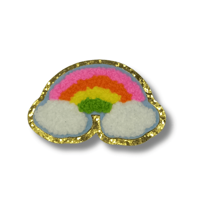 Funky Iron on Patches - Rainbow - Bibliophiles