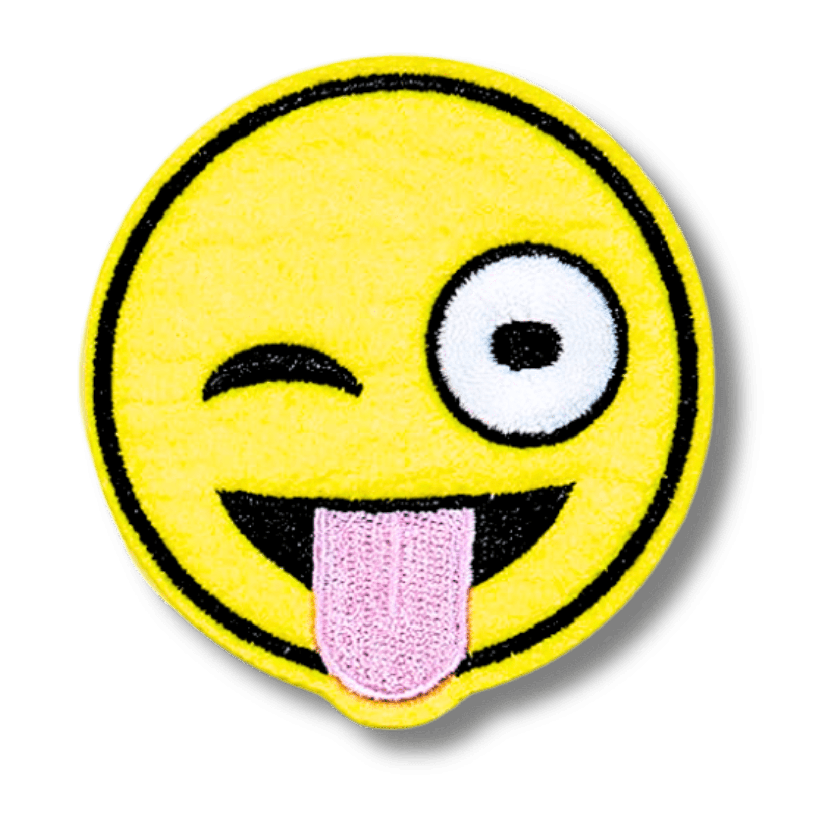 Funky Iron on Patches - Smiley - Bibliophiles