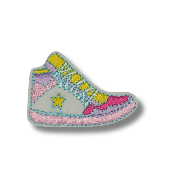 Funky Iron on Patches - Sneakers - Bibliophiles