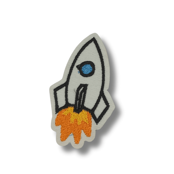 Funky iron on space patches for kids