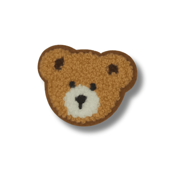 Funky iron on teddy patches for kids