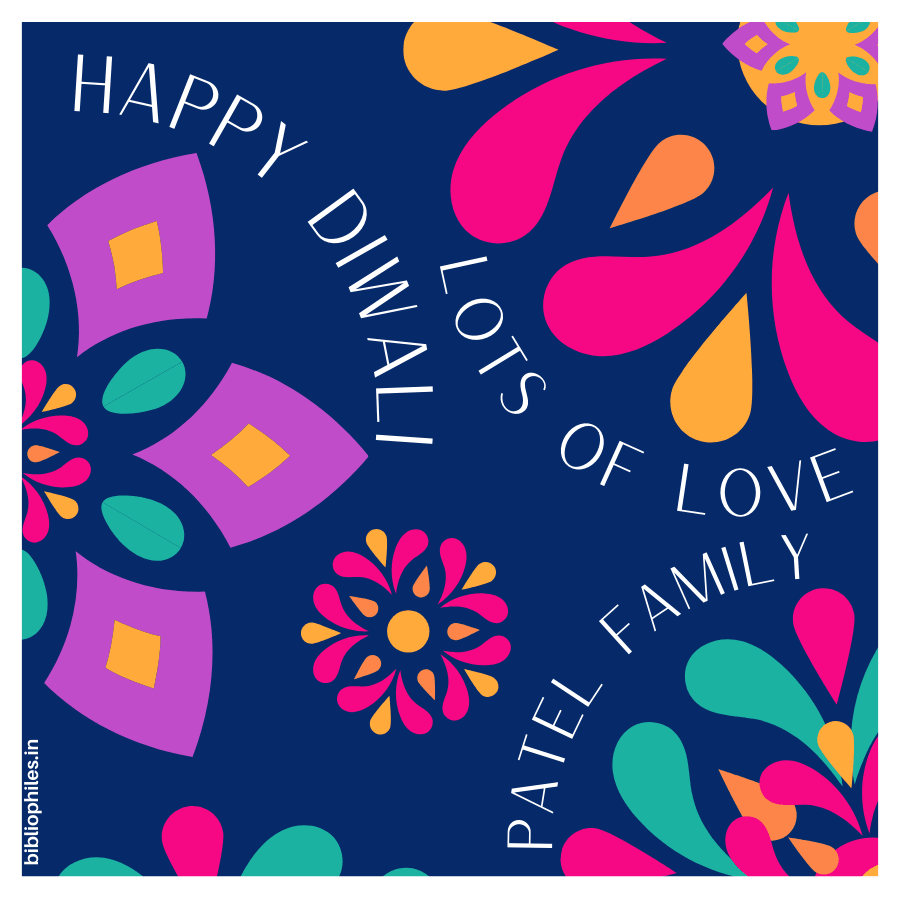 Gift Tag - Diwali - Bibliophiles