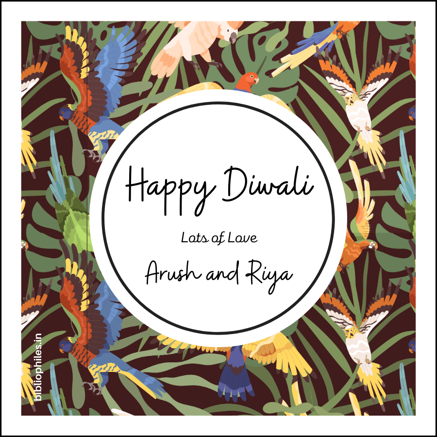 Gift Tag - Diwali - Bibliophiles
