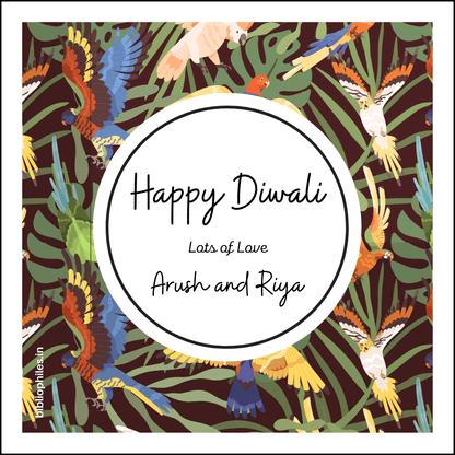 Gift Tag - Diwali - Bibliophiles