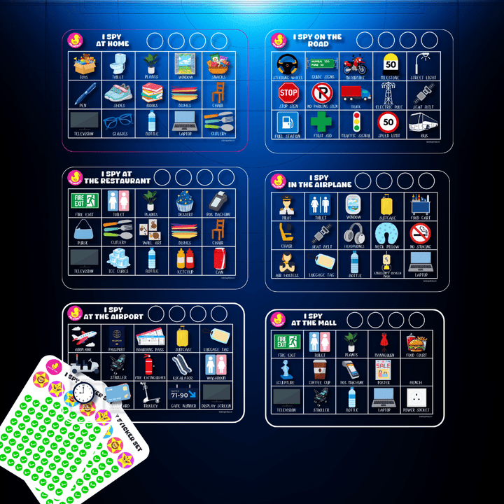 ISPY Game - 6 in 1 (50% OFF) | Fun and Screen - Free Adventure for Kids - Bibliophiles