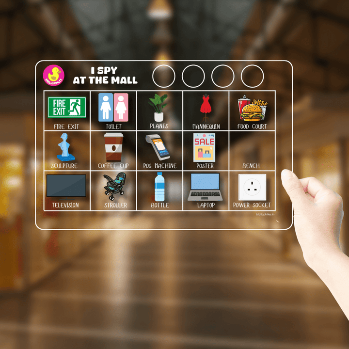 ISPY Game - At the Mall | Fun and Screen - Free Adventure for Kids - Bibliophiles